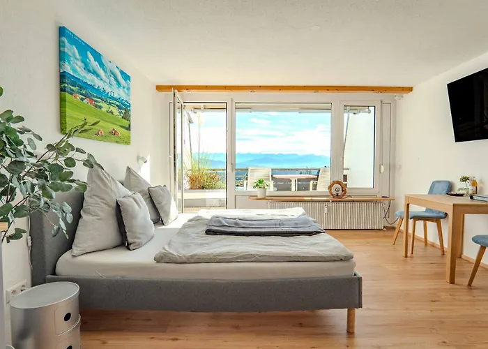 公寓 Bergwolke Mit Pool, Sauna & Bergblick 沙伊代格